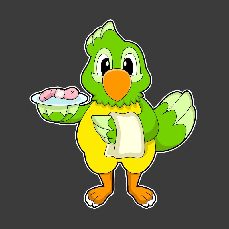 Parrot Cook Worm