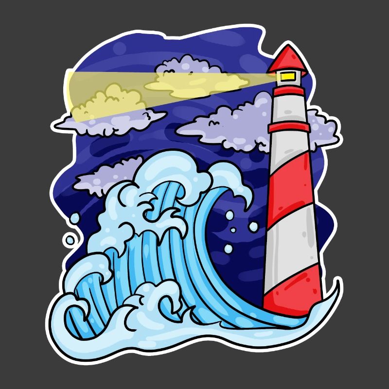 Phare Côte Mer Mer