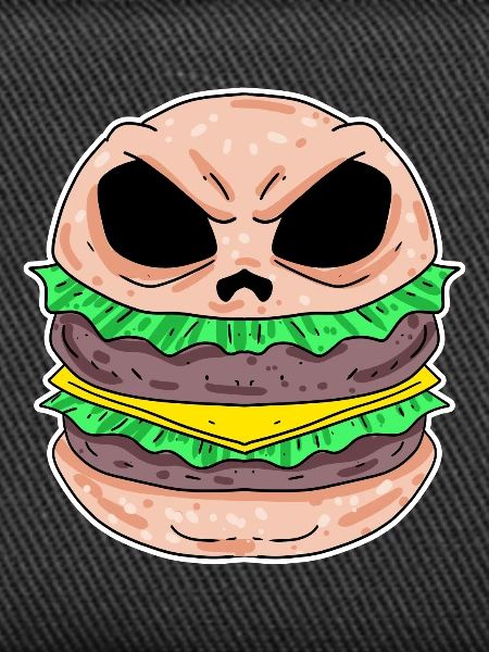 Schädel Burger