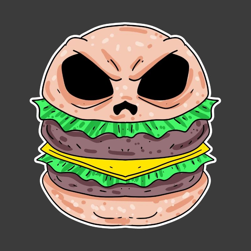Schädel Burger