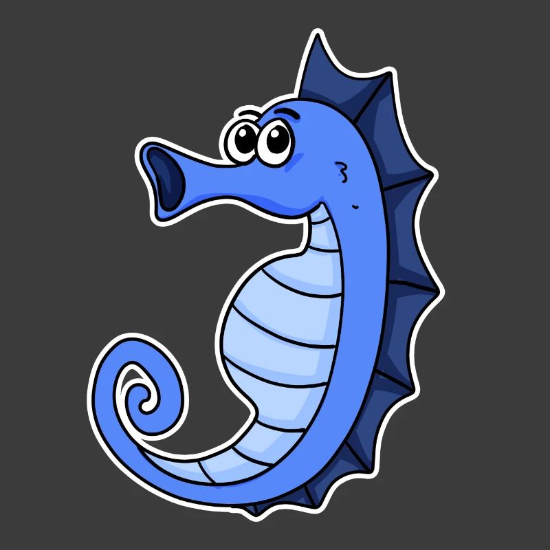 Bleu hippocampe