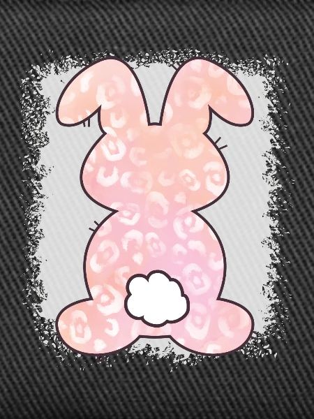 Leopard Print Bleached Easter