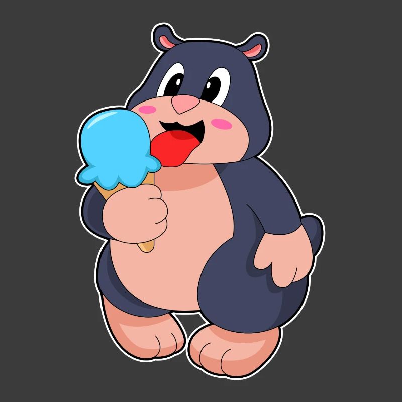 Mole Waffle Ice Cream