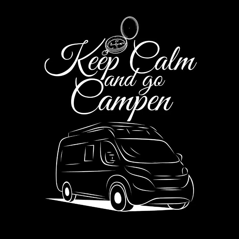 Camping vans Motorhome Saying-Keep Calm and