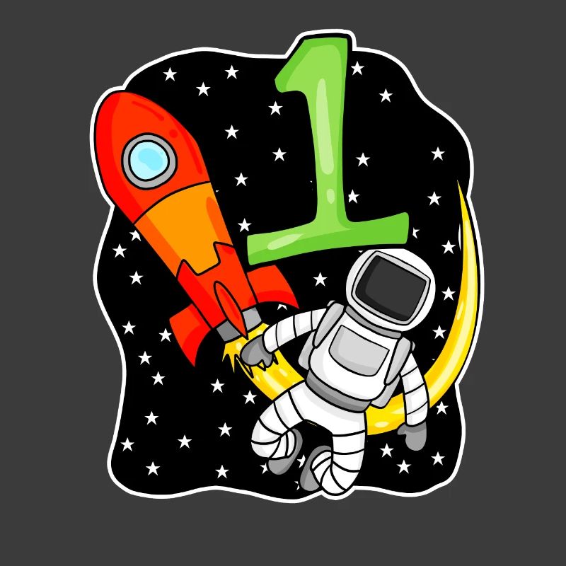 1 year old Young astronaut