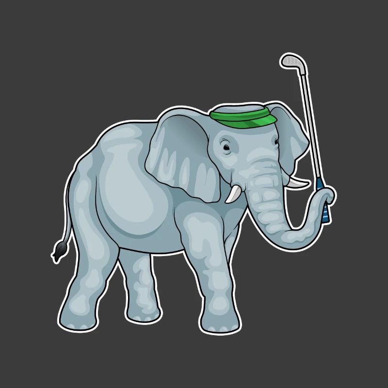 Elefant Golf Golfschläger