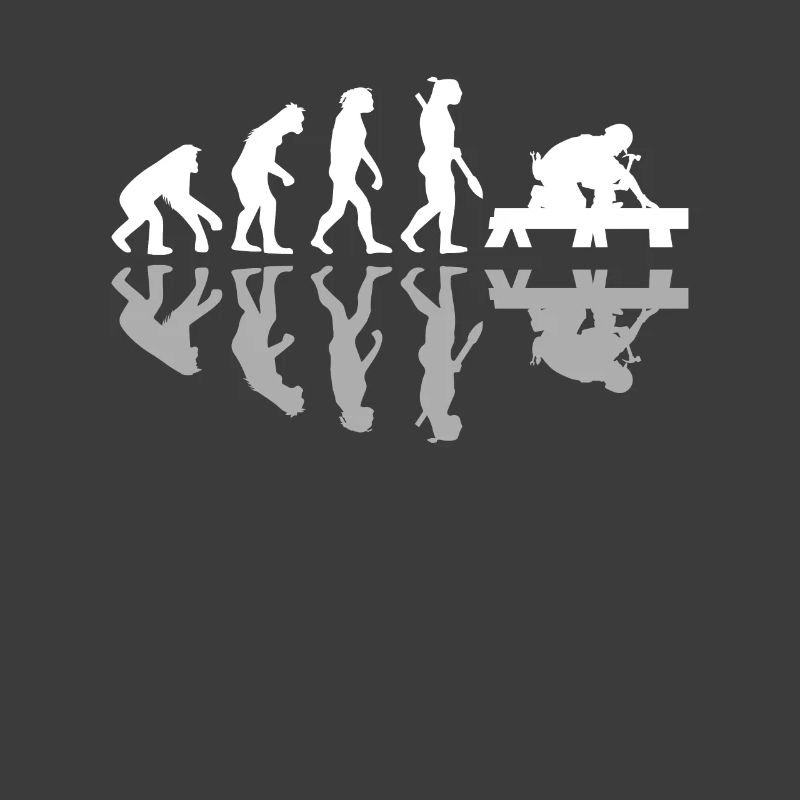 Human Evolution Carpenter Woodworkers Woodworking