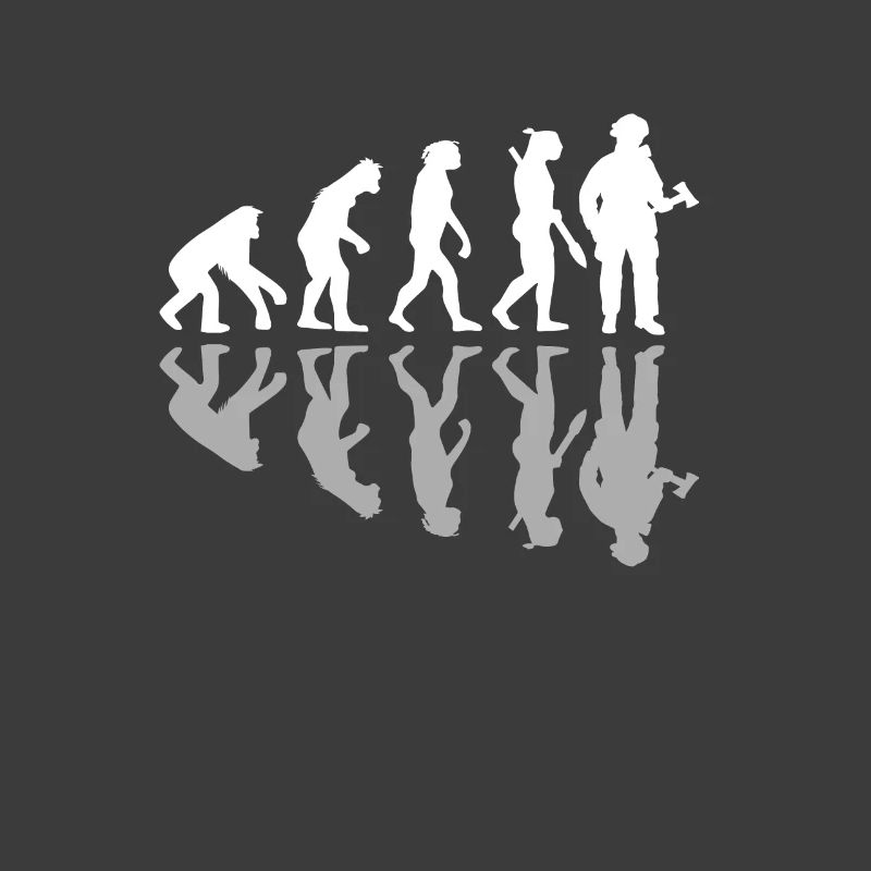 Funny Human Evolution Firefighter Firefighting