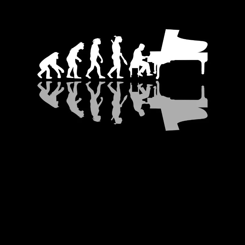 Pianiste Human Evolution Piano Lovers Musicien