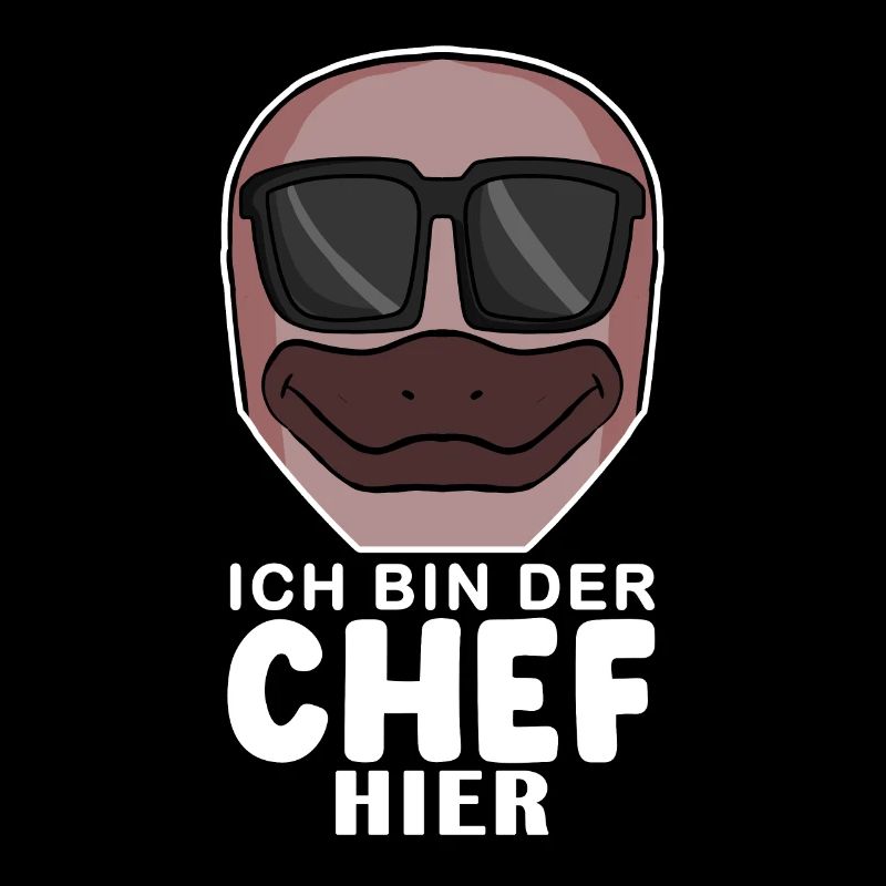 Cool Schnabeltier Chef Spruch