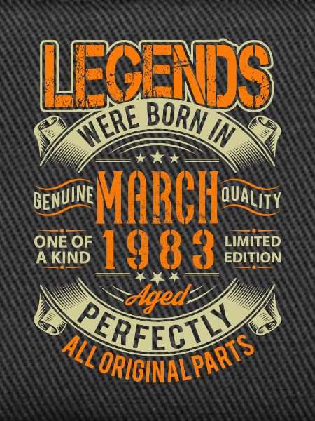 1983 March Birthday Legend