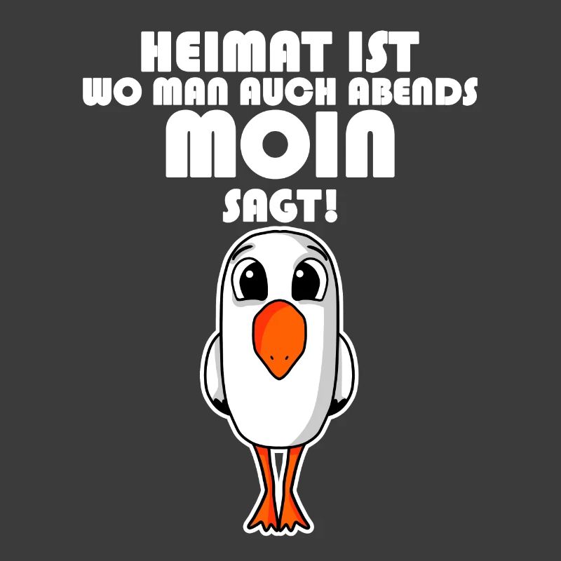 Nordsee Plattdeutsch Spruch Moin Möwe