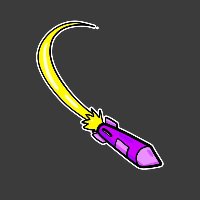 Fusée violette