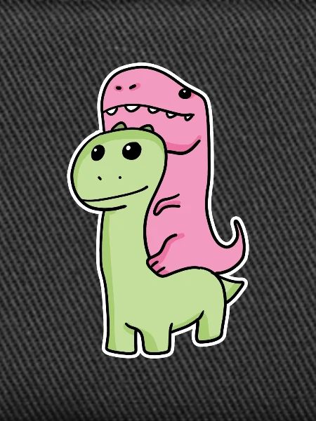 Two dinosaurs