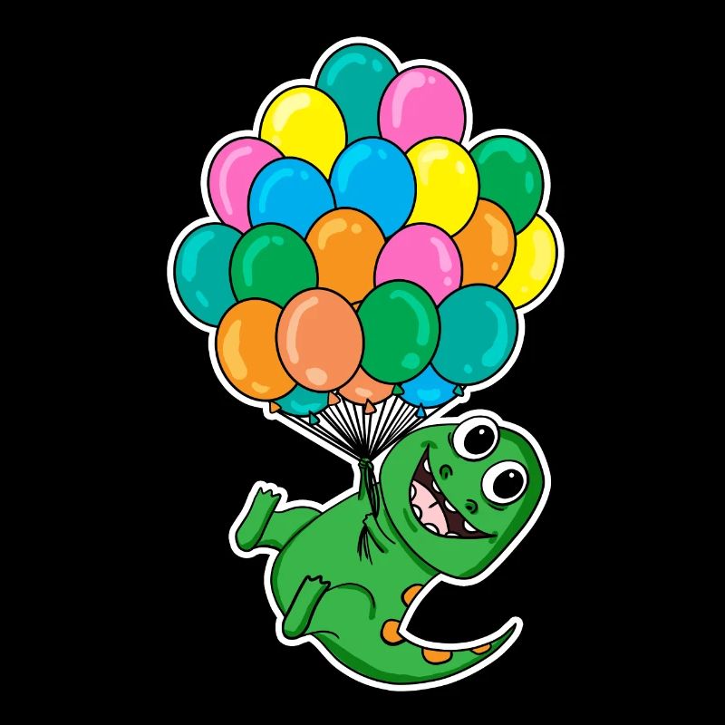 Dino Kinder Motiv Luftballon Luftballons