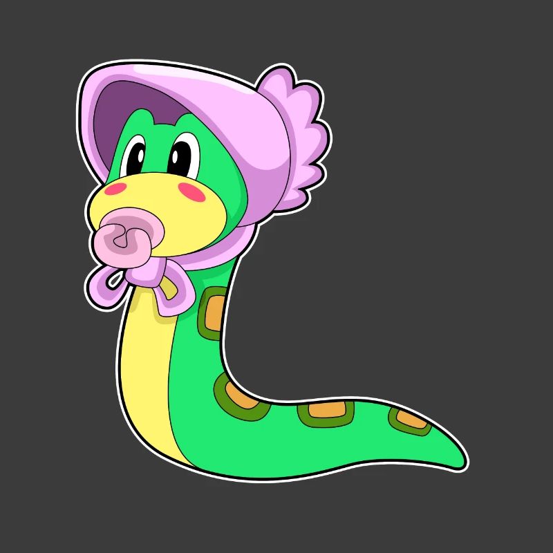 Sucette Serpent Bébé