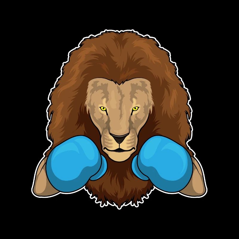 Lion Boxer Gants de boxe Boxe Boxe
