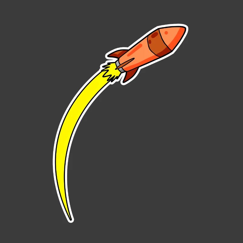 Rakete Orange