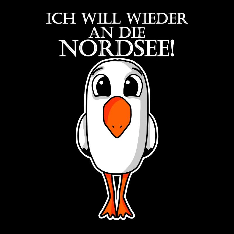 Nordsee Plattdeutsch Spruch Moin Möwe