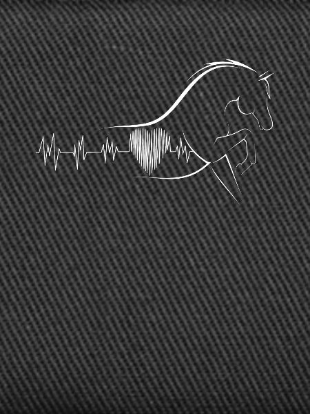 Pferd Herz Rhythmus Design