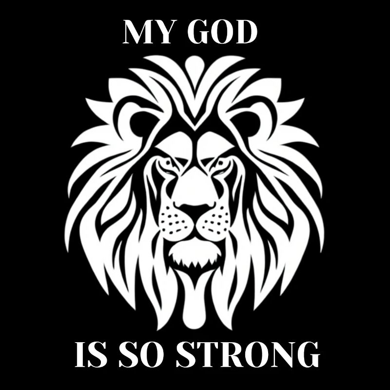 Leo God's Strength Strong Statement