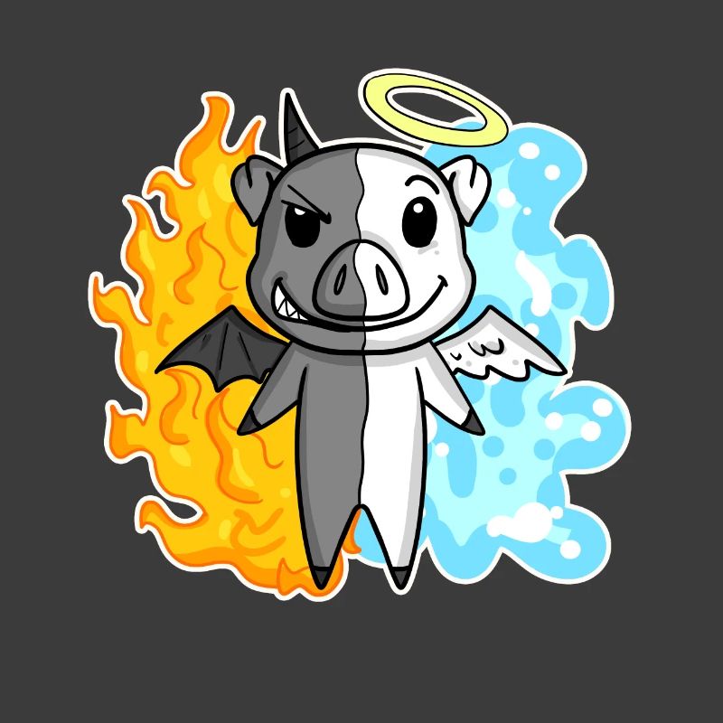 Pig - Angel and Devil