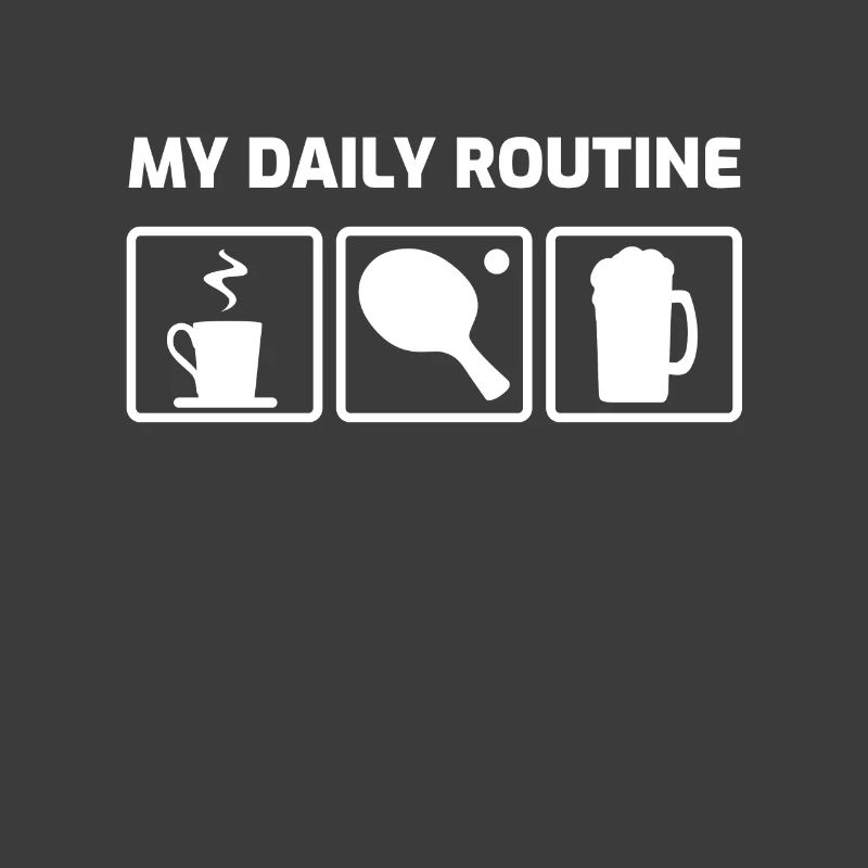 Table tennis routine