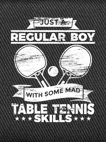 Table tennis boy