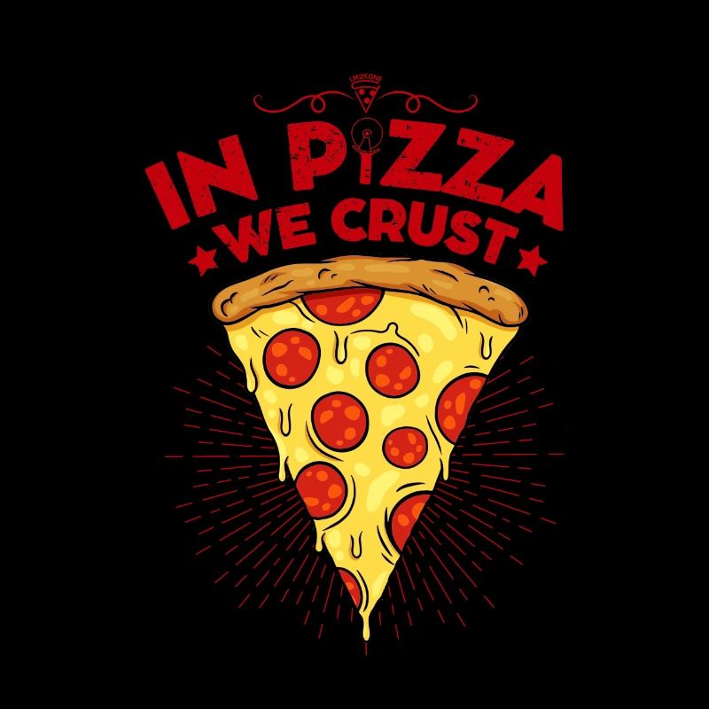 Stück Pizza!