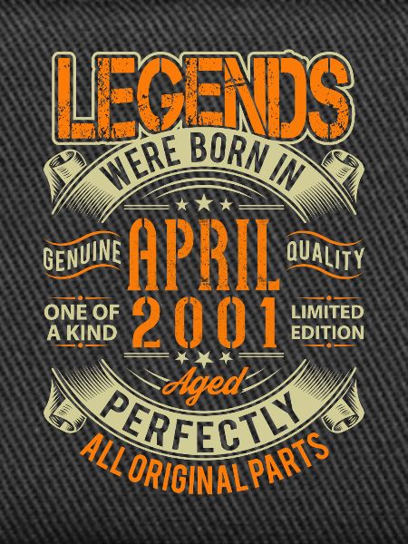 2001 April Birthday Legend