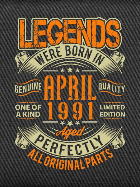 1991 April Birthday Legend