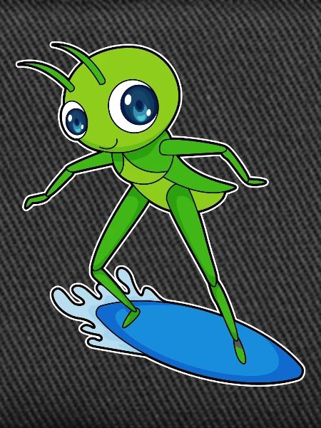 Caterpillar Surfing Surfboard Summer