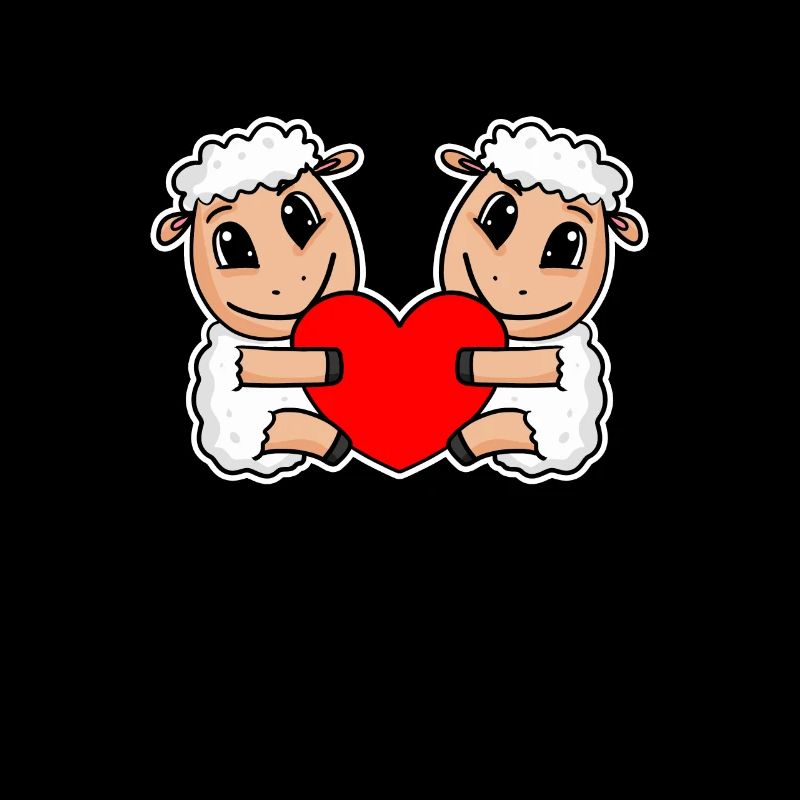 Schaf Herz Liebe Schafe