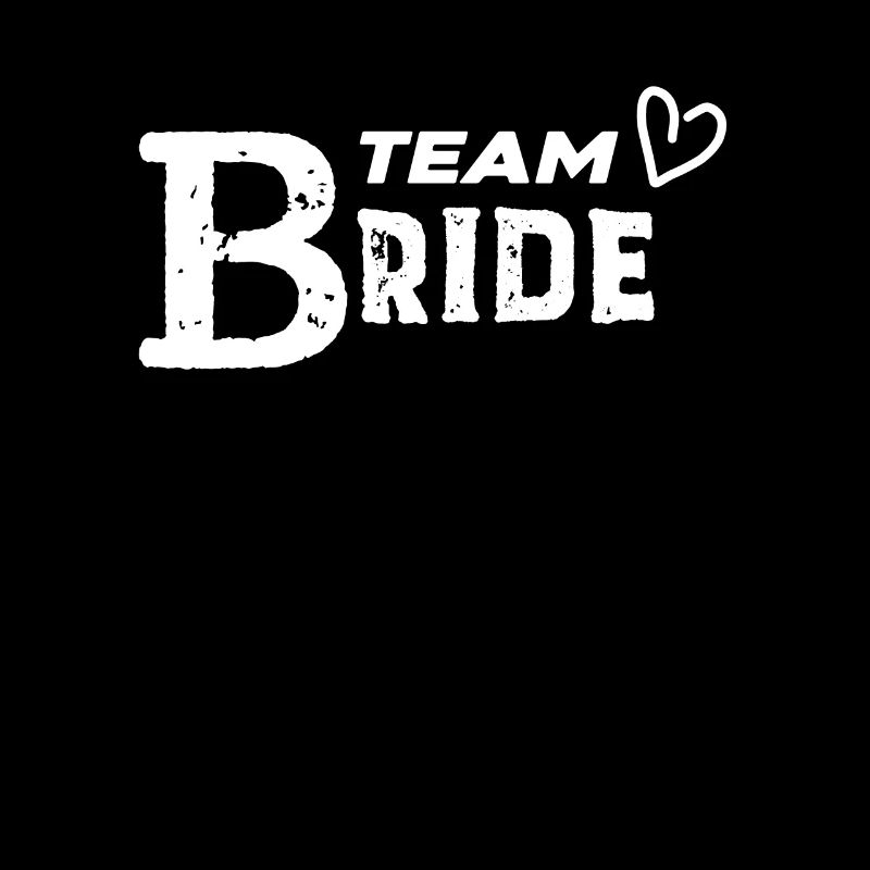 Motif Team Bride avec cœur