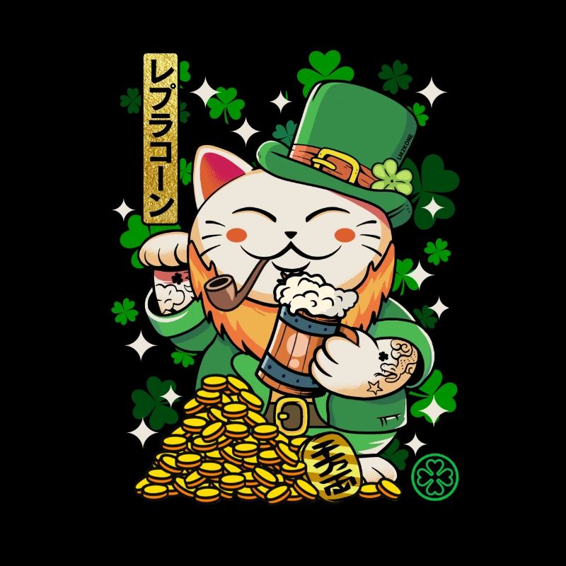 Heiliger Patrick - Luprechaun Maneki Neko