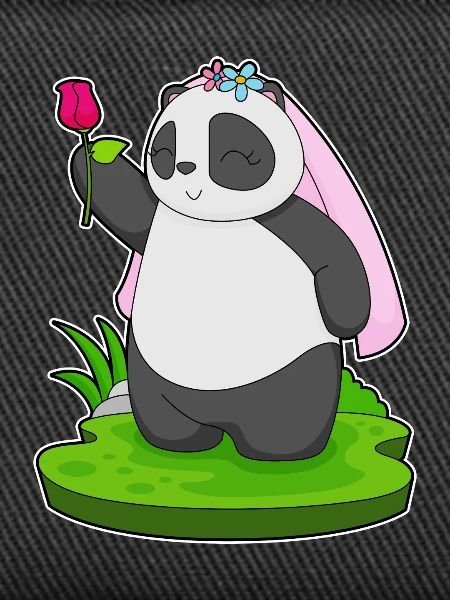 Panda Bride Rose Wedding