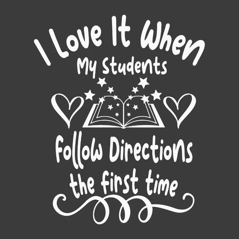 Students follow instructions the first time