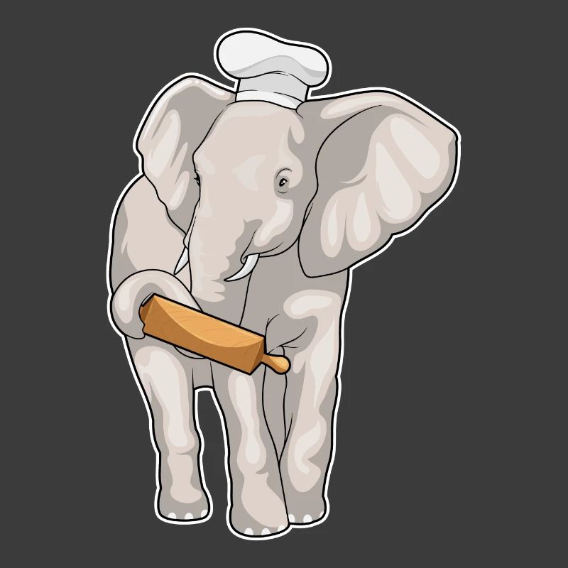 Elephant Baker Rolling Pin Baking