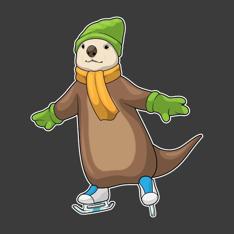 Otter Eislaufen Schlittschuhe