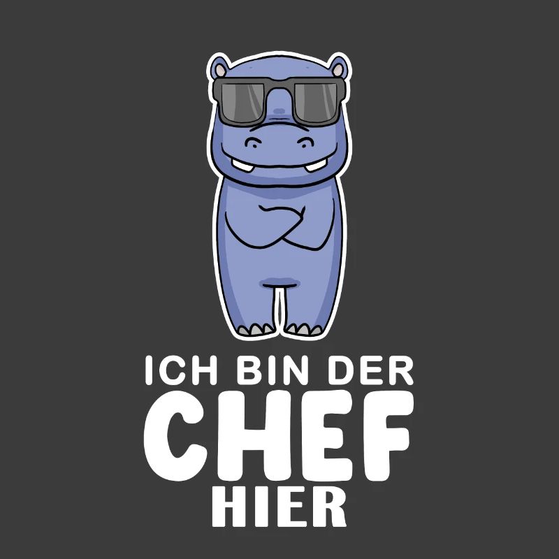 cooles Nilpferd Chef Spruch