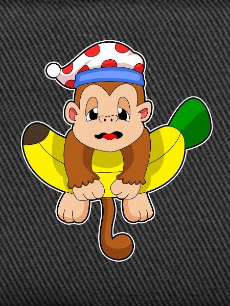 Monkey Sleeping Night Hat