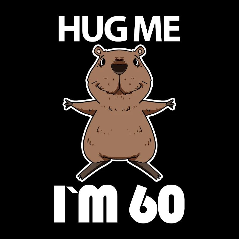 60 birthday - 60 years - hug