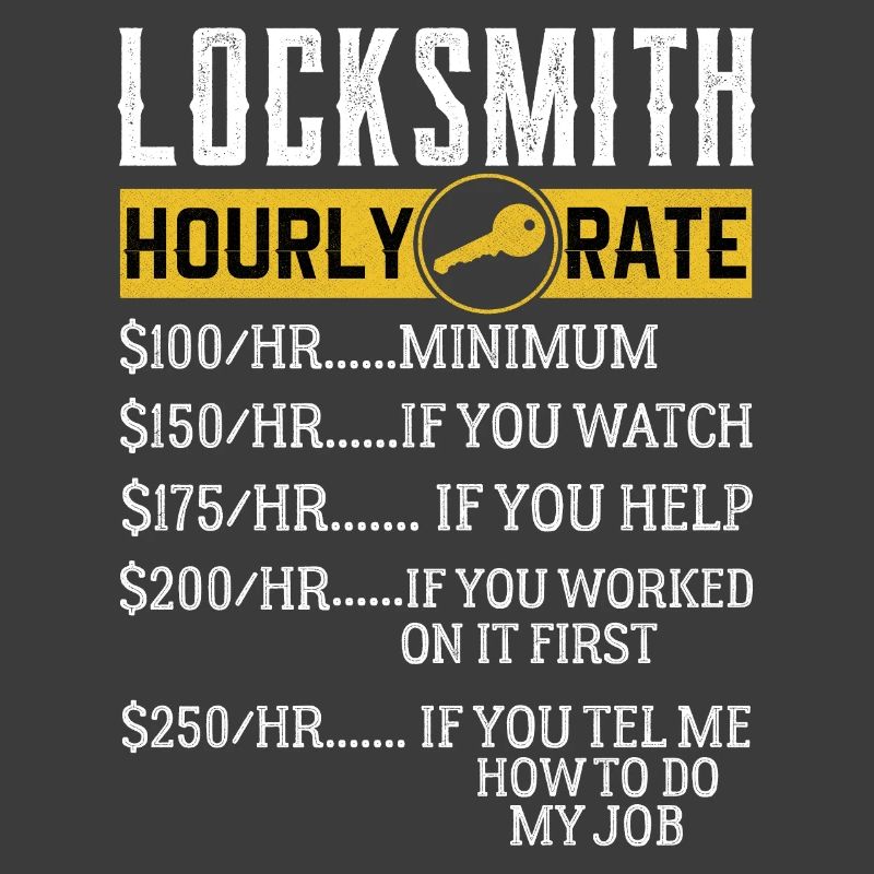 Locksmith Hourly rates Locksmith