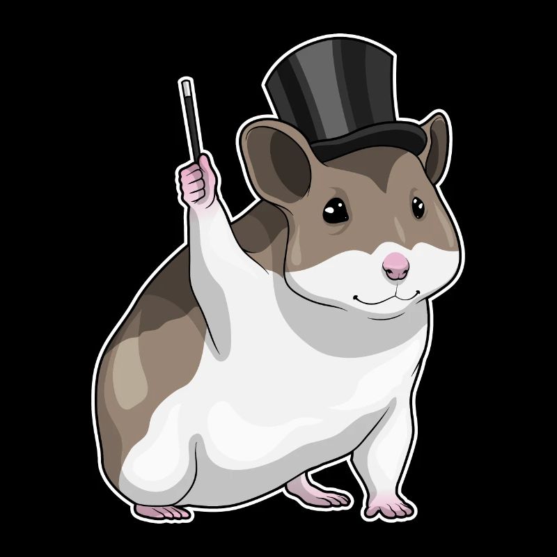 Hamster Zauberer Zauberstab
