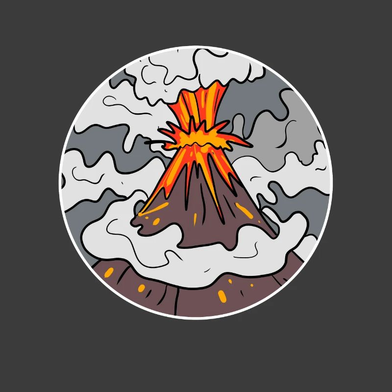 Vulkan Berg Kreis Berge Vulkane