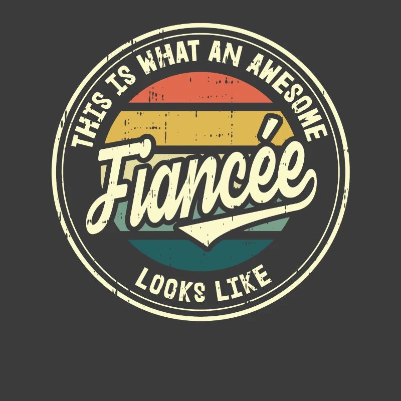 Fiancée Best Wedding Proposal Retro Gift