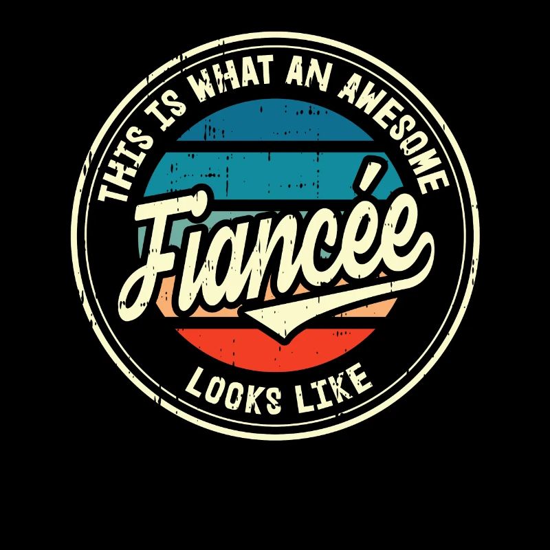 Fiancée Meilleure demande en mariage Cadeau rétro