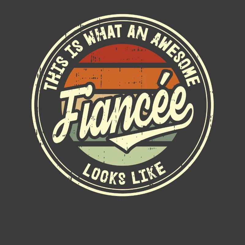 Fiancée Best Wedding Proposal Retro Gift