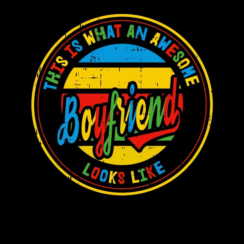 Bester Freund Boyfriend der Welt Retro Geschenk