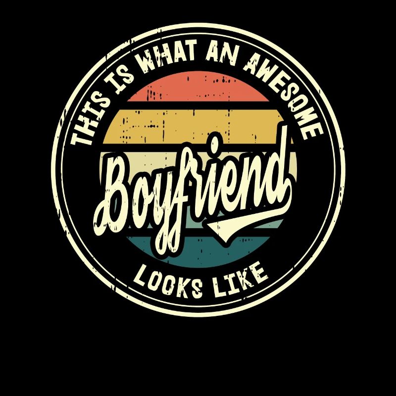 Bester Freund Boyfriend der Welt Retro Geschenk